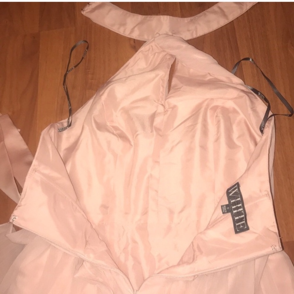 Vera Wang Blush Bridesmaid Dress - Picture 4 of 8